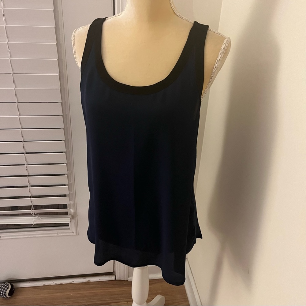 EXPRESS Dark Blue Racerback Tank Top